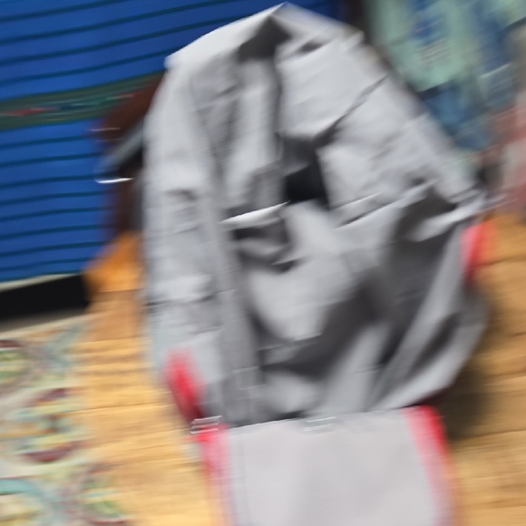 Tumi Red and Gray Men's Duffel Bag - Picture 11 of 16